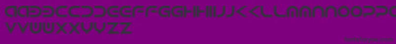 Android-Schriftart – Schwarze Schriften auf violettem Hintergrund
