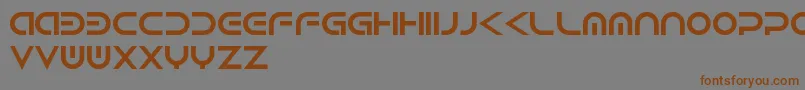 Android Font – Brown Fonts on Gray Background