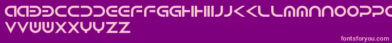 Android Font – Pink Fonts on Purple Background