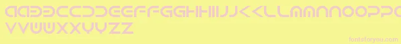 Android Font – Pink Fonts on Yellow Background