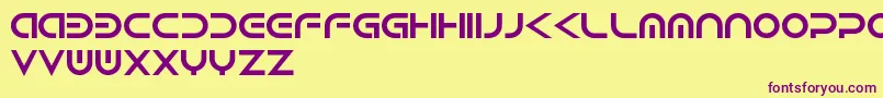 Android Font – Purple Fonts on Yellow Background