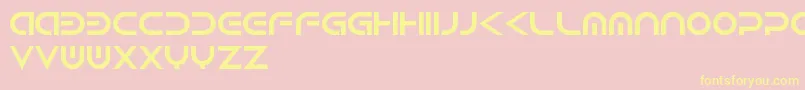 Android Font – Yellow Fonts on Pink Background