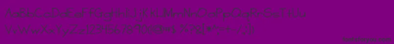 ASensibleArmadillo Font – Black Fonts on Purple Background