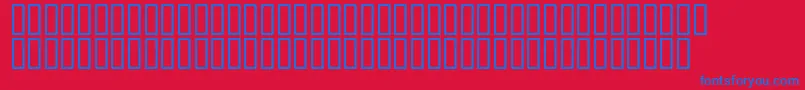 McsAlmaalimHighDecoItalic Font – Blue Fonts on Red Background