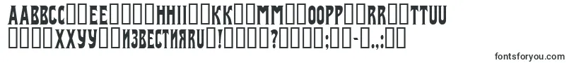 Izvestija-fontti – Alkavat I:lla olevat fontit