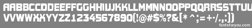 Conce15 Font – White Fonts on Gray Background