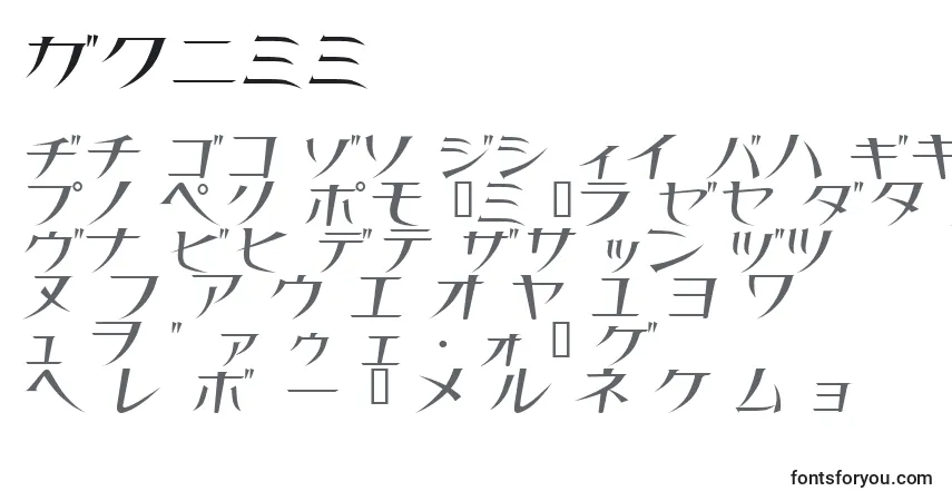 Thinnフォント–アルファベット、数字、特殊文字