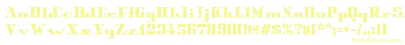 Peterobscure Font – Yellow Fonts