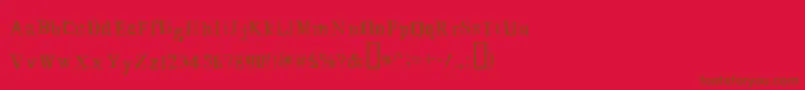 Lisätietoja MingusRoman-fontista MingusRoman-fontti – ruskeat fontit punaisella taustalla