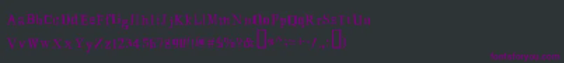 MingusRoman Font – Purple Fonts on Black Background