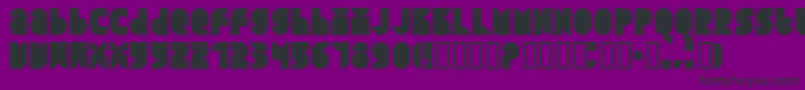 Quars Font – Black Fonts on Purple Background