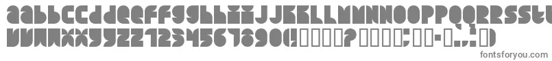 Quars Font – Gray Fonts on White Background