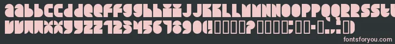 Quars Font – Pink Fonts on Black Background