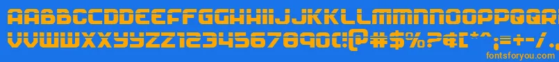 Lisätietoja Soldierlaser-fontista Soldierlaser-fontti – oranssit fontit sinisellä taustalla
