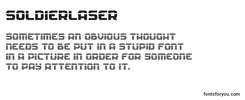Review of the Soldierlaser Font