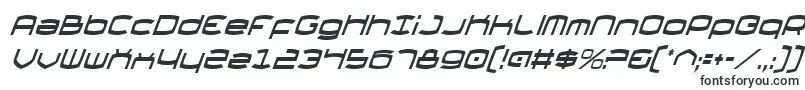 ThundergodCondensedItalic-Schriftart – Schriften für Windows