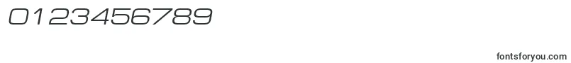 EuropeExtOblique Font – Fonts for Numbers and Digits