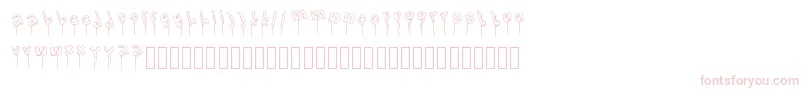 LolipopFont Font – Pink Fonts on White Background