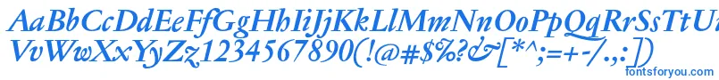 Weitere Informationen zur JannontextBolditalic-Schriftart JannontextBolditalic-Schriftart – Blaue Schriften