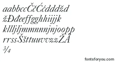 Caslon540ItalicBt font – bosnian Fonts