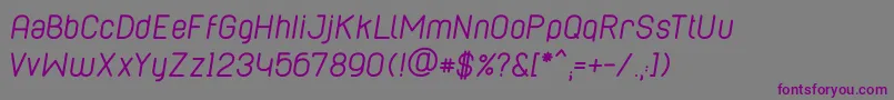 Подробнее о шрифте CaboRoundedItalic Шрифт CaboRoundedItalic – фиолетовые шрифты на сером фоне