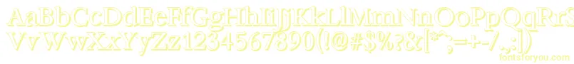 BernsteinshadowRegular Font – Yellow Fonts