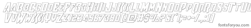 More about Raidercrusaderout Font Raidercrusaderout Font – Gray Fonts on White Background