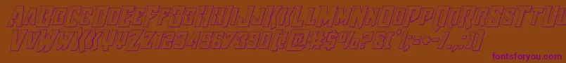 More about Raidercrusaderout Font Raidercrusaderout Font – Purple Fonts on Brown Background