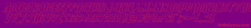 Más sobre la fuente Raidercrusaderout fuente Raidercrusaderout – Fuentes Rojas Sobre Fondo Morado