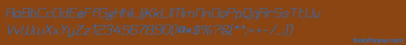 Подробнее о шрифте ElgethyEstUpperBoldOblique Шрифт ElgethyEstUpperBoldOblique – синие шрифты на коричневом фоне