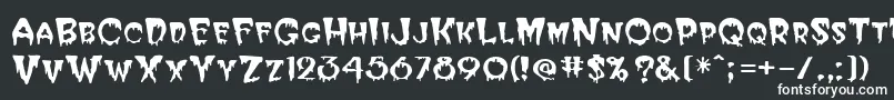HalloweenRegular Font – White Fonts