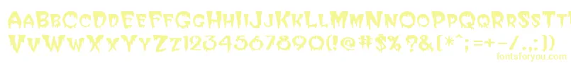 HalloweenRegular Font – Yellow Fonts