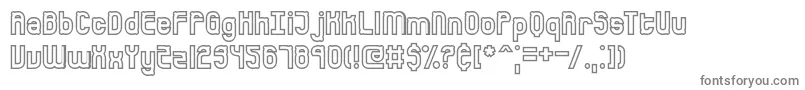 BumpedBrk-Schriftart – Graue Schriften