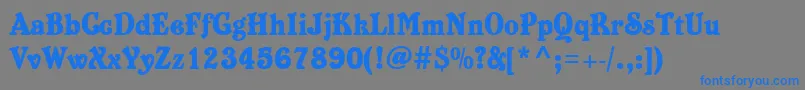 More about Belshaw Font Belshaw Font – Blue Fonts on Gray Background