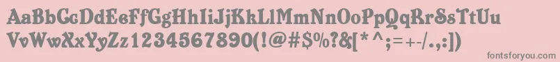 Подробнее о шрифте Belshaw Шрифт Belshaw – серые шрифты на розовом фоне