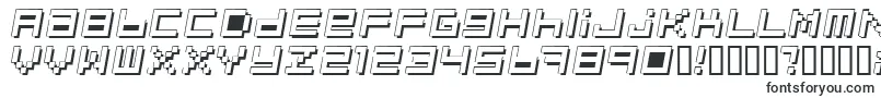 Optimal3D Font – Tall Fonts