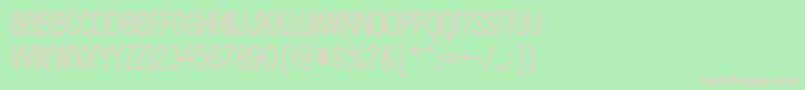 PupcatRg Font – Pink Fonts on Green Background