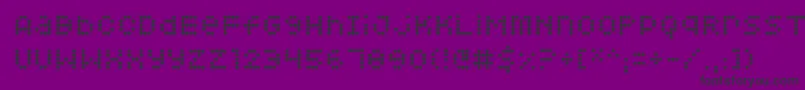 Squarodynamic 08フォントについての詳細 フォントSquarodynamic 08 – 紫の背景に黒い文字