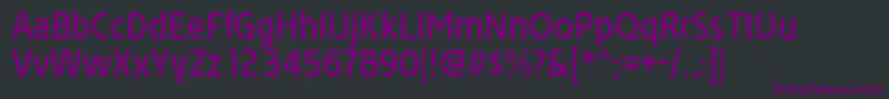 fuente AffluentsbRegular – Fuentes Moradas Sobre Fondo Negro