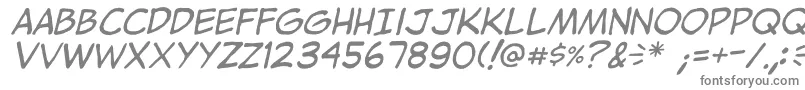 JibbajabbaItalic-Schriftart – Graue Schriften