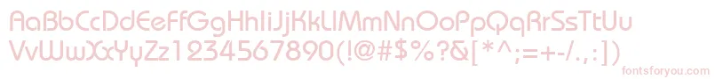BiminiNormal Font – Pink Fonts on White Background