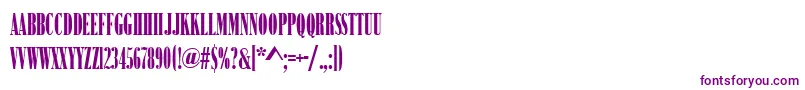 More about BodoniNo2NarrowUltraRegular Font BodoniNo2NarrowUltraRegular Font – Purple Fonts on White Background