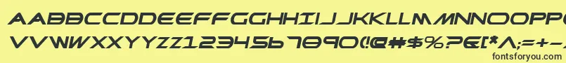 More about PrometheanBoldExpitalic Font PrometheanBoldExpitalic Font – Black Fonts on Yellow Background