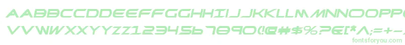 PrometheanBoldExpitalic-Schriftart – Grüne Schriften