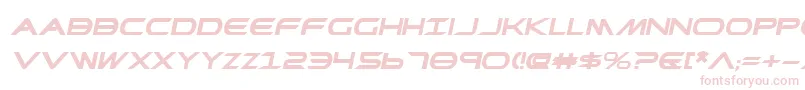 PrometheanBoldExpitalic-Schriftart – Rosa Schriften auf weißem Hintergrund