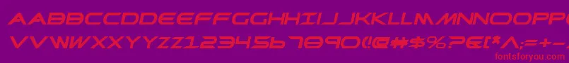 fuente PrometheanBoldExpitalic – Fuentes Rojas Sobre Fondo Morado