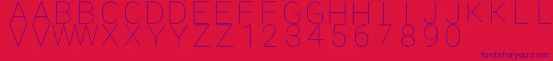 Amethyst Font – Purple Fonts on Red Background