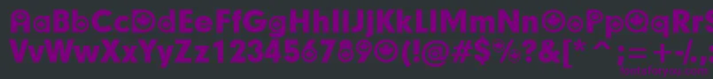 CanadianParticipants Font – Purple Fonts on Black Background