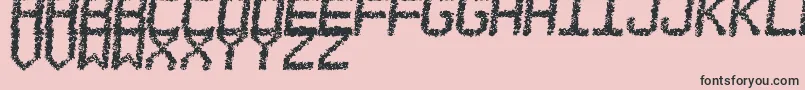 EstoreaTfb-Schriftart – Schwarze Schriften auf rosa Hintergrund