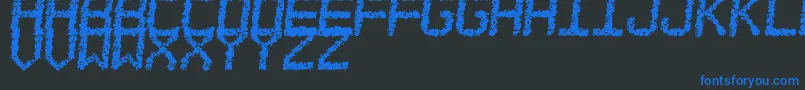 EstoreaTfb Font – Blue Fonts on Black Background